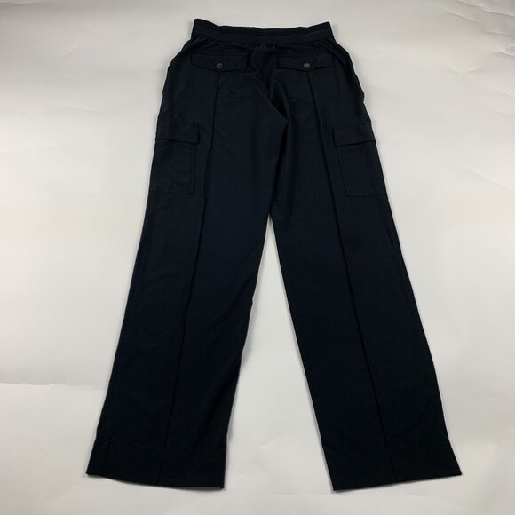 Athleta Black Vienna Cargo Relaxed Straight Leg Pant 4 - Picture 5 of 6